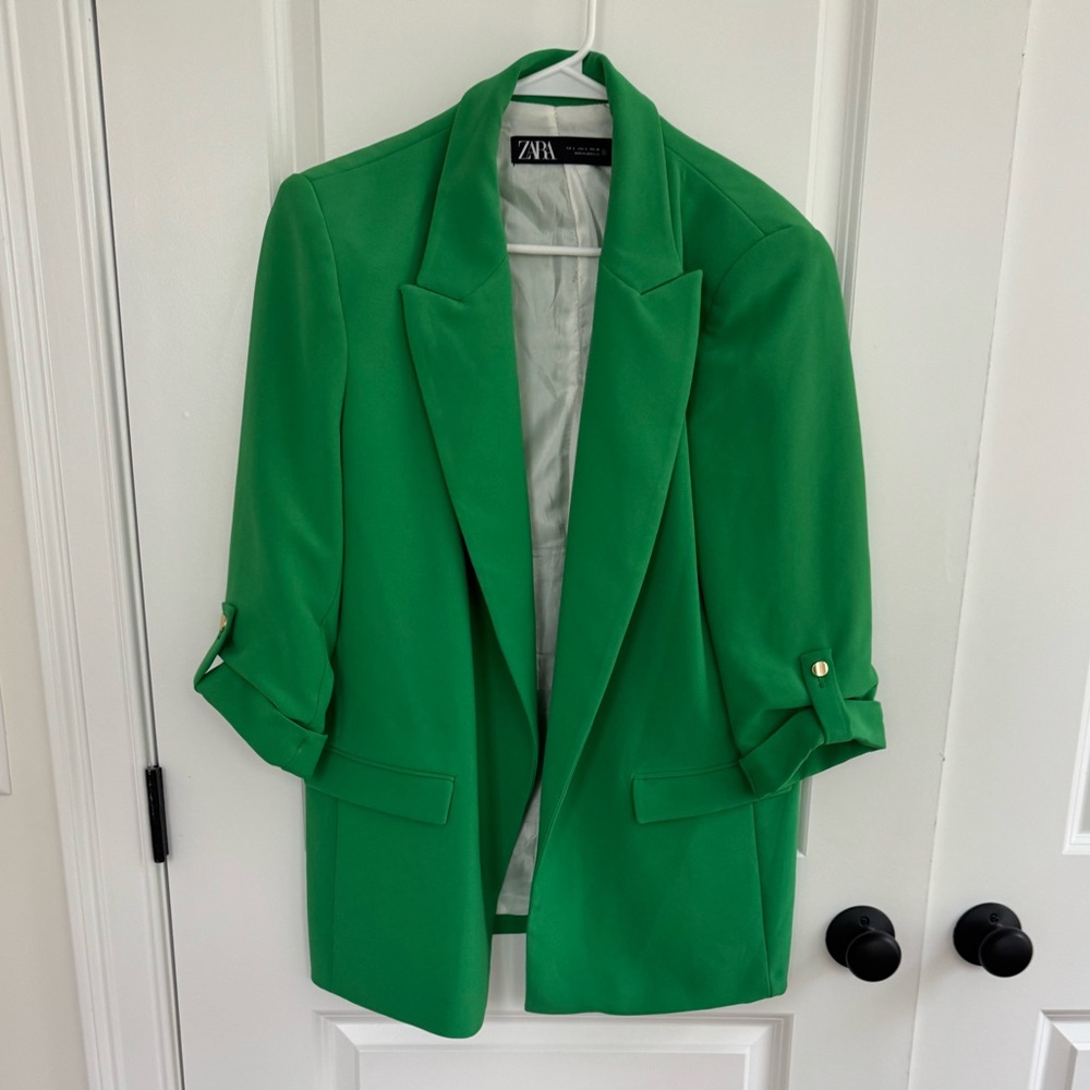 Zara Green Blazer